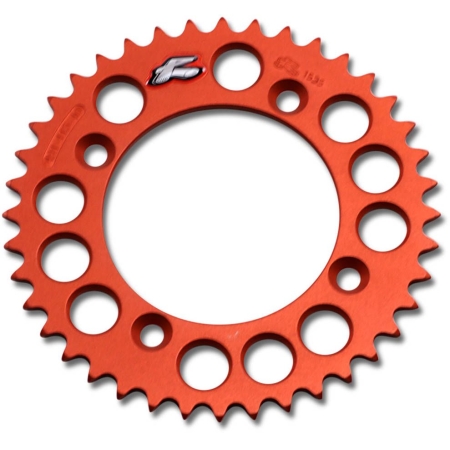 Renthal 17-25 Husqvarna TC 50 / 21-25 GasGas MC 50 / 14-25 KTM 50 SX / SX-E 3 / SX-E 5 Rear Sprocket – Orange 415-40P Teeth