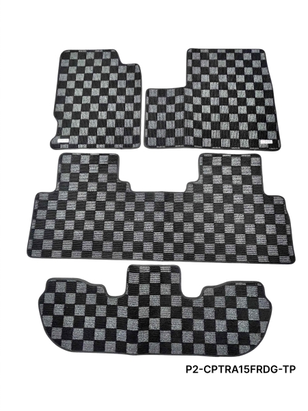 P2M Honda Odyssey (RA1-RA5) 1995-98 Race Floor Mats : Dark Grey