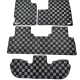 P2M Nissan D21 Hardbody 1989-94 Pickup Race Floor Mats : Dark Grey