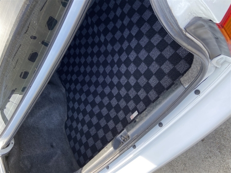 P2M Honda Civic Sedan 1996-00 (EK3) Race Trunk Mats : Dark Grey