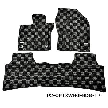 P2M Toyota Prius (XW60) 2023+ Race Floor Mats | Dark Grey