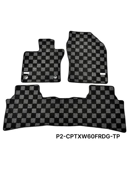 P2M Toyota Prius (XW60) 2023+ Race Floor Mats | Dark Grey