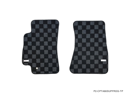 P2M Toyota Supra (A80) 1993-98 Race Floor Mats *LHD* : Dark Grey