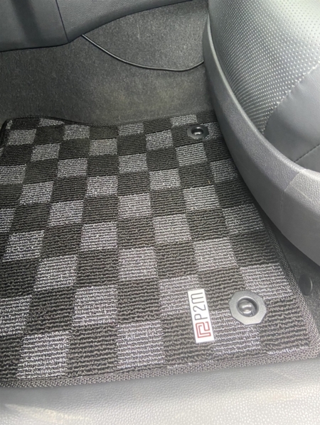 P2M Toyota Prius (XW60) 2023+ Race Floor Mats | Dark Grey