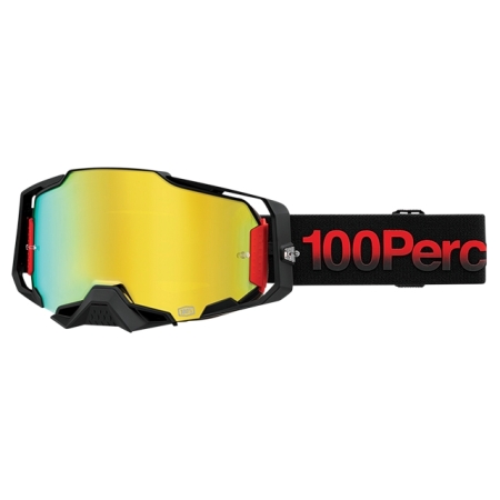 100% Armega Goggles – TZAR w/ Gold Mirror Lens