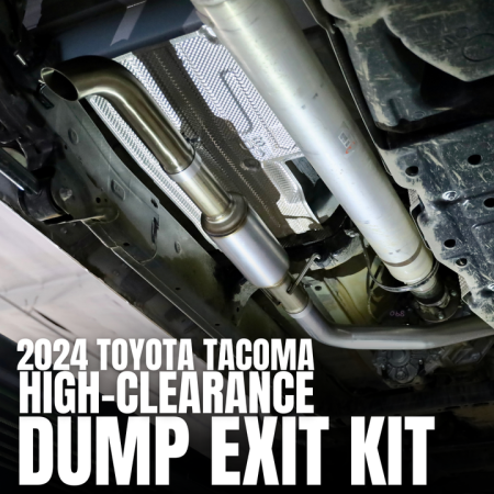 Carven 2024 Toyota Tacoma “Max Clearance” Dump Exit Exhaust Kit