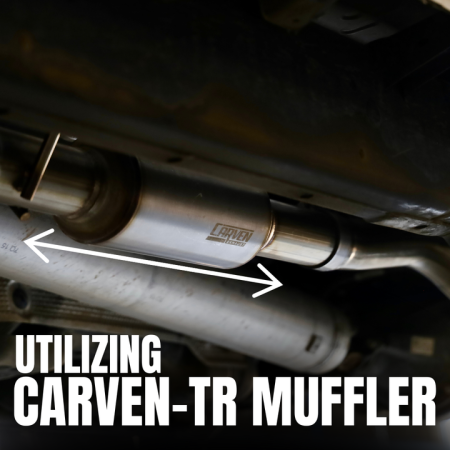 Carven 2024 Toyota Tacoma “Max Clearance” Dump Exit Exhaust Kit