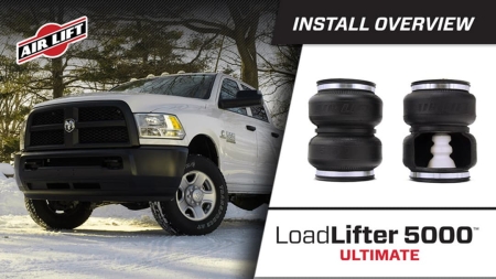 Air Lift Loadlifter 5000 Ultimate Rear Air Spring Kit for 14-17 Dodge Ram 2500