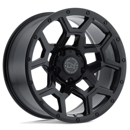 Black Rhino Overland 18X8 6X130 52mm Matte Black